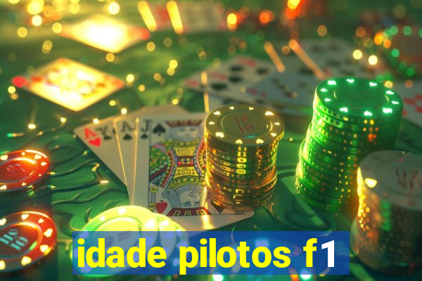 idade pilotos f1